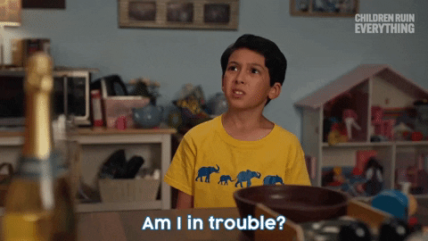 Awkward In Trouble GIF by Children Ruin Everything