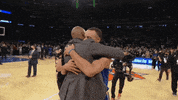 Regular Season Hug GIF by NBA