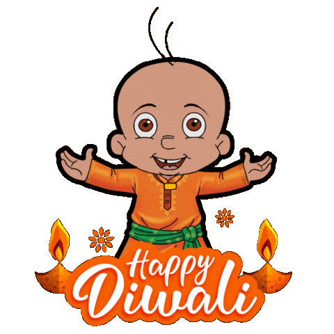 Festival Of Lights Diwali Sticker by Chhota Bheem