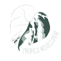 Frohes Neues Jahr Sticker by Monstera Mania