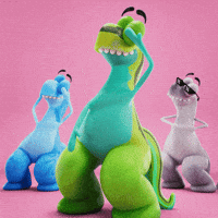 Good Vibes Dancing GIF by Claynosaurz