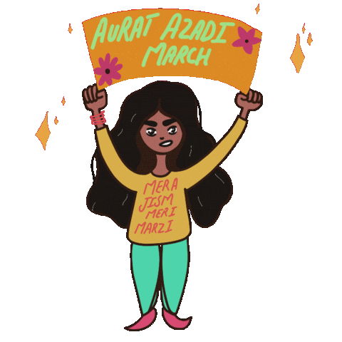 MashaalSajid power freedom feminism equality Sticker