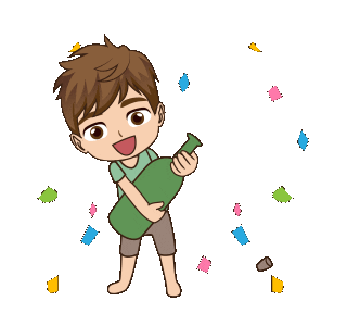 Celebrating Sticker by DW MARCENARIA