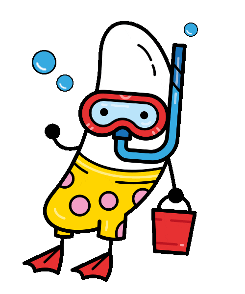 bananarangdisenio giphyupload beach vacation banana Sticker