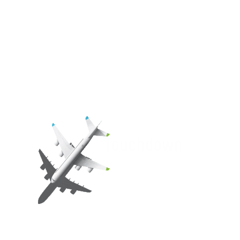 angkasapuraairports giphyupload ready touchdown airplane Sticker