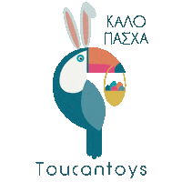 Toucantoys laugh play easter greece Sticker