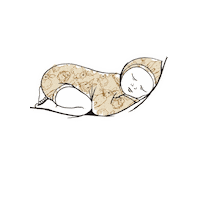 faunakids baby fauna sleeping baby faunaie Sticker