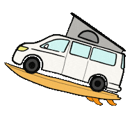Travel Driving Sticker by Shaka Camper