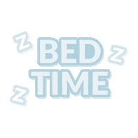 Time For Bed Sleep Sticker by Nested Bean