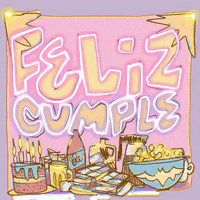 Cumple Happy Birthday GIF by Gifes Con Ensalada