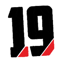 19summers summer red black beard Sticker