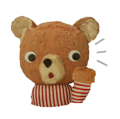Teddy Bear Vintage Sticker by Colin