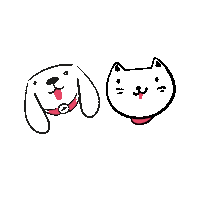 Alexmedranojr animals cats puppy dogs Sticker