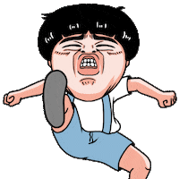 Angry Fun Sticker