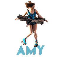 rollerfit skate coach amy skater Sticker