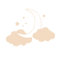 Moon And Stars Sticker by My Baby Factory