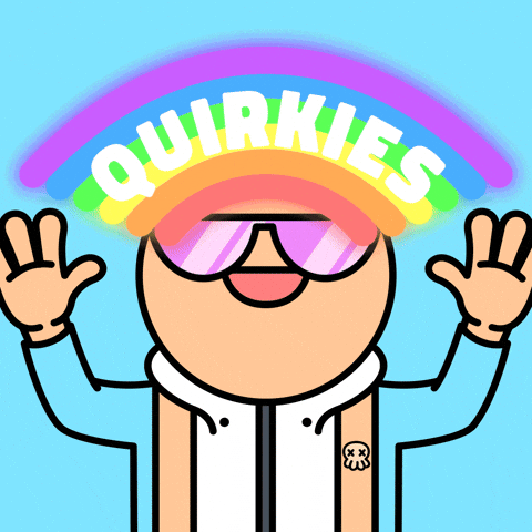 Rainbow Vibes GIF by Quirkies