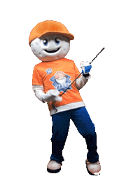 golfraak golfraak spotmascotte golfisaltijdraak Sticker