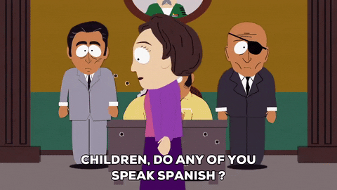 talking spanish GIF by South Park 