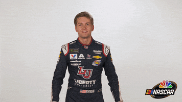 excited cheering GIF by NASCAR on NBC