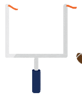 Field Goal Football Sticker by Auburn Tigers