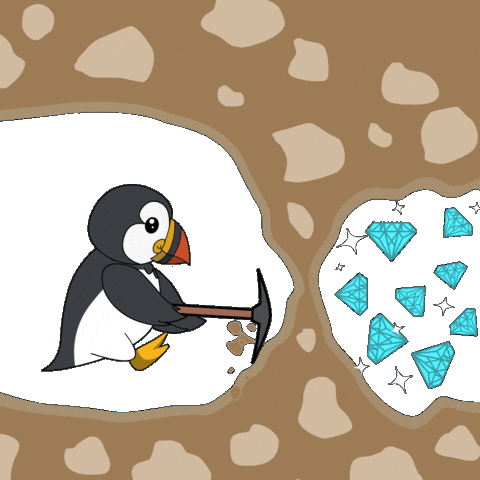 Keep Going Never Give Up Sticker by Puffins