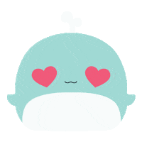 In Love Whale Sticker by tonymoly
