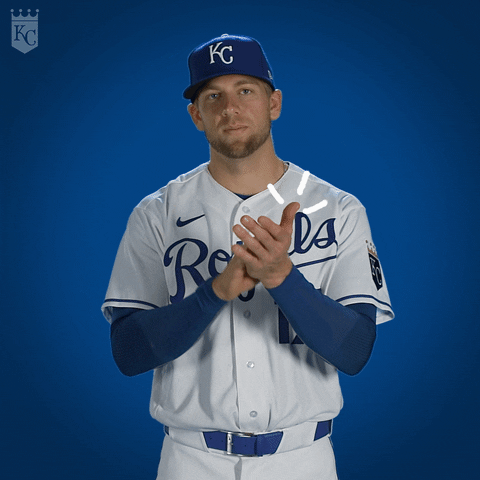 Well Done Applause GIF by Kansas City Royals