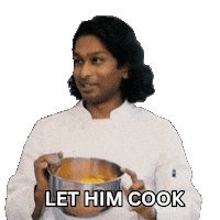 Locked In Cooking Sticker by Ashwin Gane