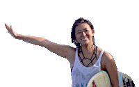 Surfer Kelly Sticker by triviall_tsunami