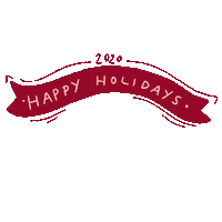 Merry Christmas Happy Holidays Sticker by The Refinery