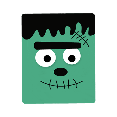 Halloween Frankenstein Sticker