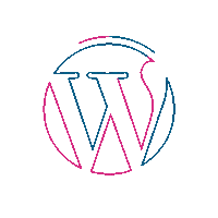 logo spinning Sticker by WordPress.com