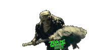 Toxic Avenger Throw Sticker by Signature Entertainment