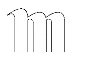 M Sticker by Muud Creative