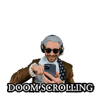 Binge Watching Internet Addiction Sticker