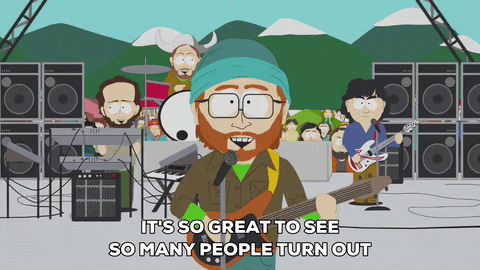 band performance GIF by South Park 