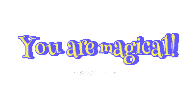 You Are Magic Sticker by Djemilah Birnie