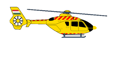 HungarianHEMS giphyupload ec135 airambulance airrescue Sticker