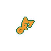 Adirondack Mountains Typography Sticker