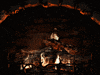 Yule Log Fire GIF