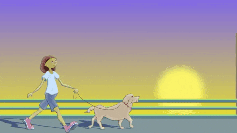 menright giphygifmaker animation summer walkcycle GIF
