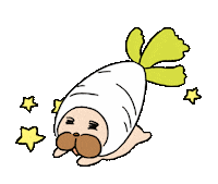 amuimonmon happy space star peace Sticker