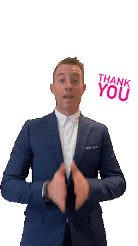 Thank You Thank You Sticker by TheMacnabs