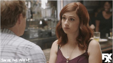 aya cash please GIF by You're The Worst 