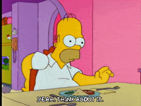 sitting up homer simpson GIF