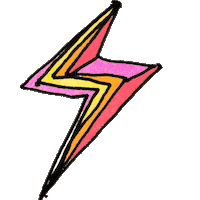 Lightning Strength Sticker