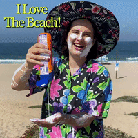 I Love the Beach Sunscreen
