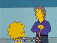 happy lisa simpson GIF