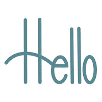 Hello Sticker by M&M Petit Soupirs